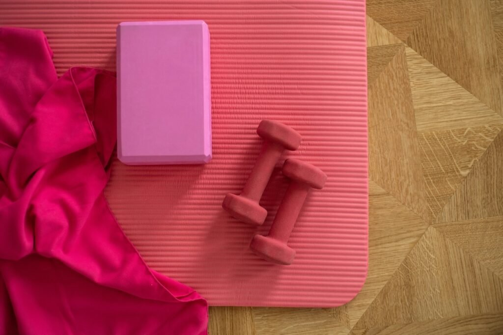 At home workout equipment - Photo Credit Elena Kloppenburg