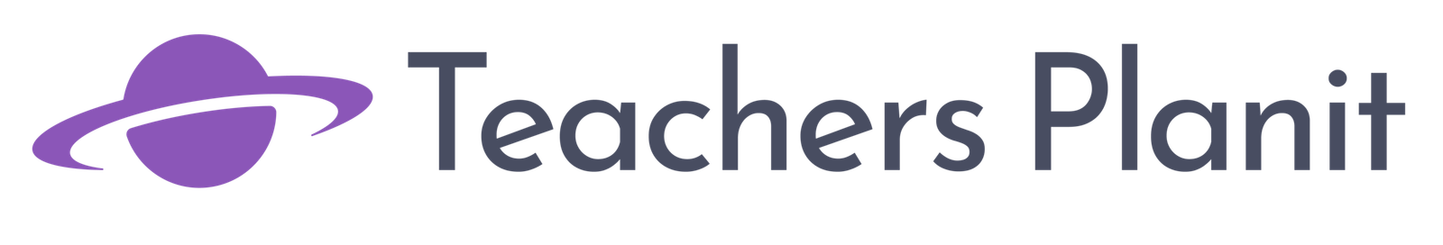 Planet illustration Logo for Teachers Planit