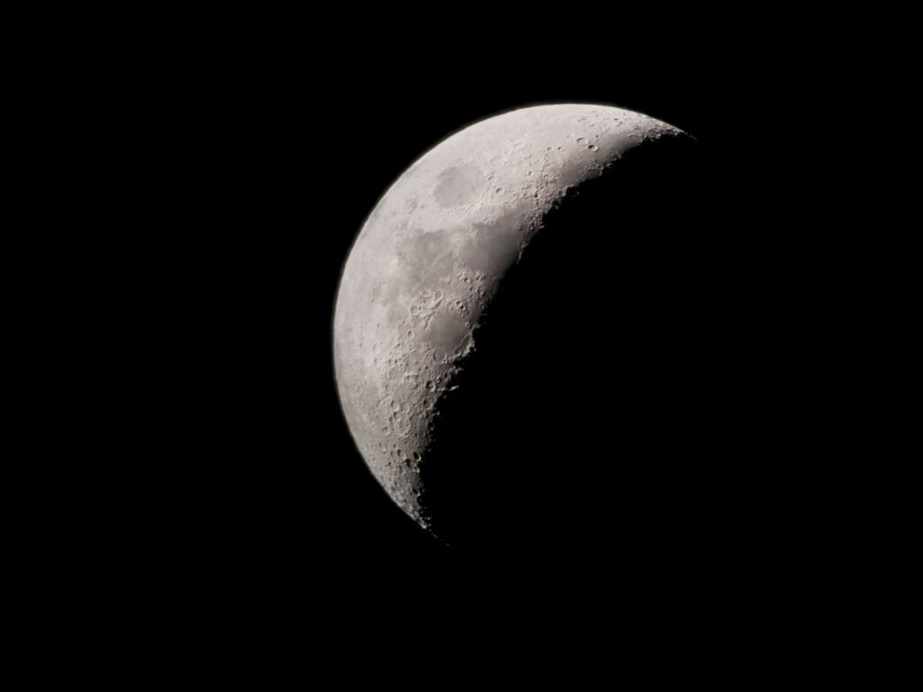 Photo of moon from space